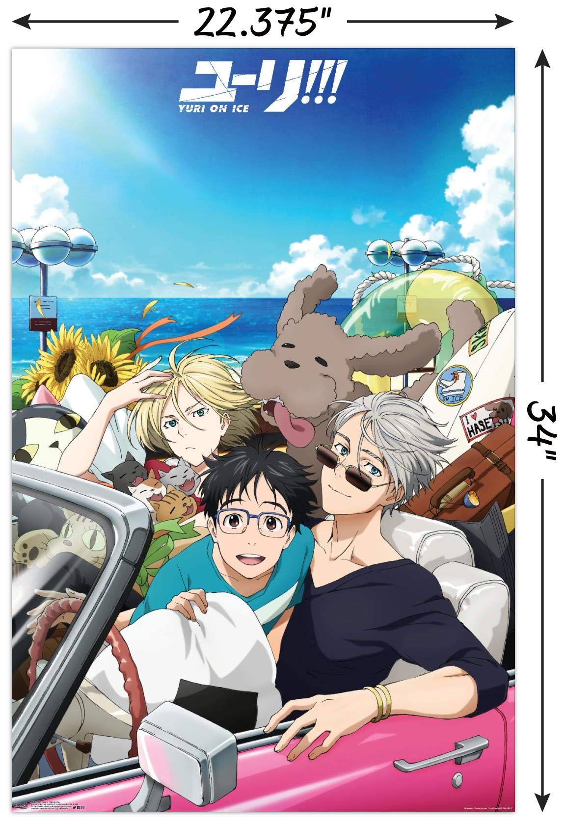 Amazon.com: Trends International Yuri On Ice - Makkachin Wall